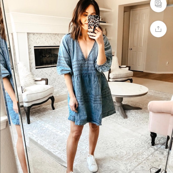 Free People Dresses & Skirts - Free People Denim Dress
